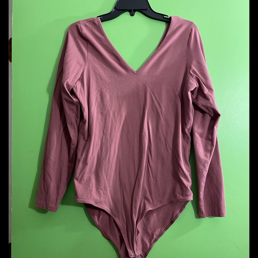 Mauve body suit